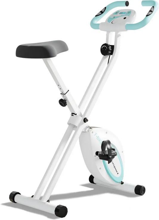Vélo de Fitness Pliable Ultrasport, Silencieux et Confortable, Capacité 130 kg