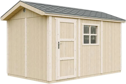 Abri de Jardin Premium 8,68 m² avec Sol et Bardeaux Bitumineux - Timbela M914